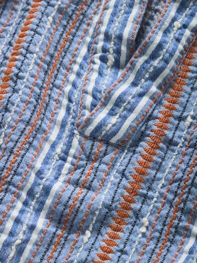 Italo-Schlupfhemd aqua/seestern