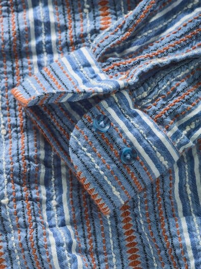 Italo-Schlupfhemd aqua/seestern