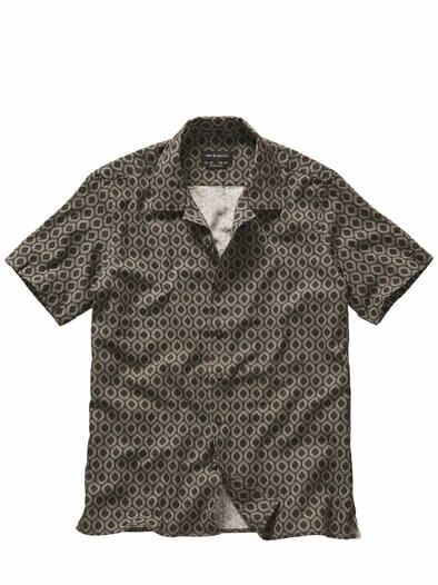 Resort-Rhythmus-Hemd kakao