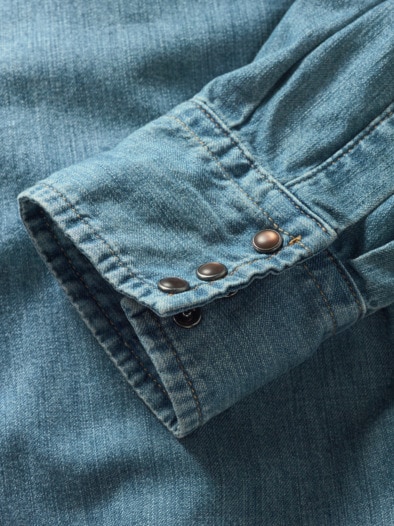 Western-Jeanshemd medium-denim