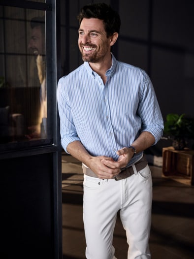 Business-As-Unusual-Shirt tinten-streifen