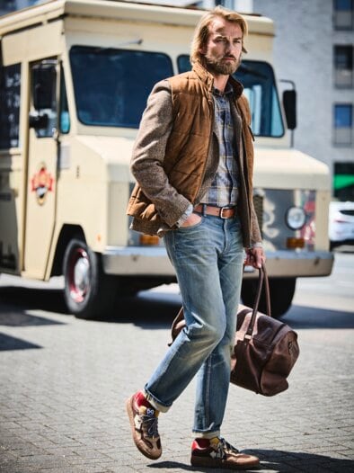 Replay Jeanshemd denim/sand