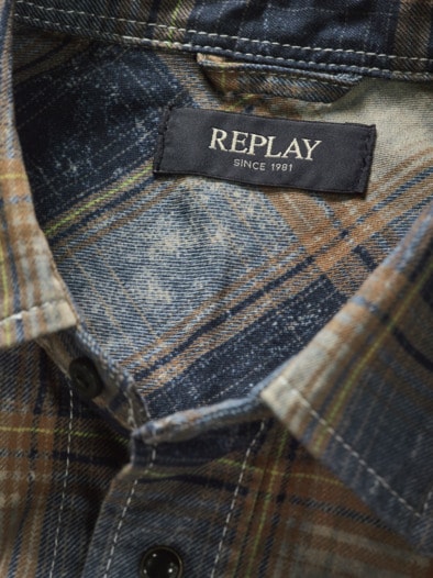 Replay Jeanshemd denim/sand
