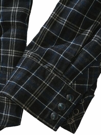 Flanellhemd Clint kohle/navy