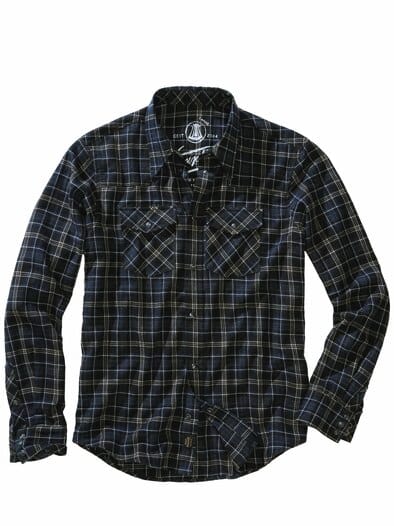 Flanellhemd Clint kohle/navy