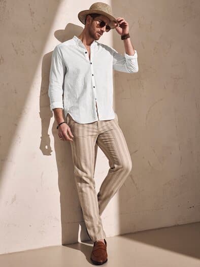 Hemd mis29fit milchweiß