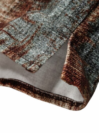 Licht & Farbe-Hemd sienna/aqua