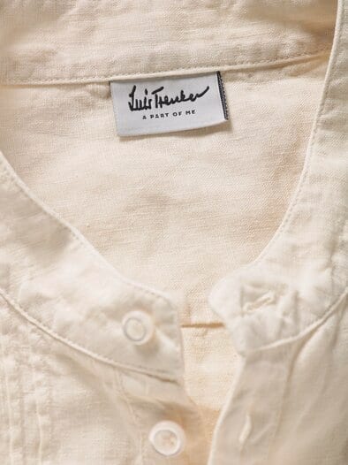 Leinenhemd Lubarnay naturweiß