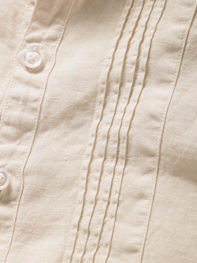 Leinenhemd Lubarnay naturweiß