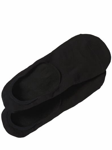 Unsichtbare Socke Twinpack schwarz