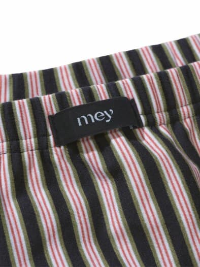 Streifen-Shorty schwarz-gestreift