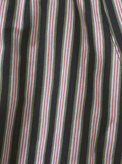 Streifen-Shorty schwarz-gestreift