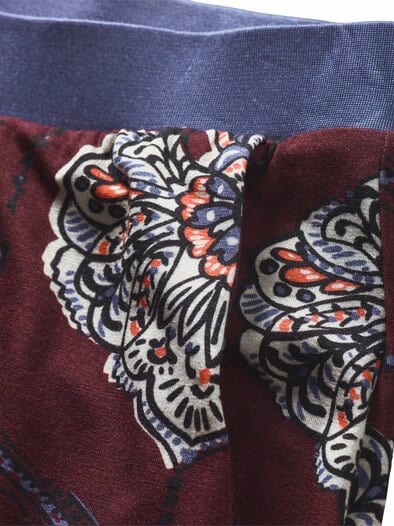 Loungehose Mysterious Ornaments madeirarot