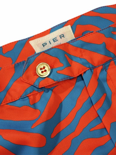 Badeshorts Luchino jungle orange