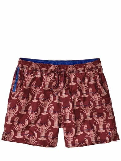 Resort-Badeshorts Lobster hummerrot