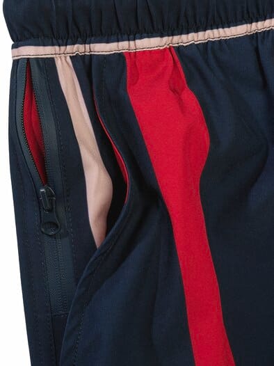 Resort-Badeshorts Streifen marina-sunset