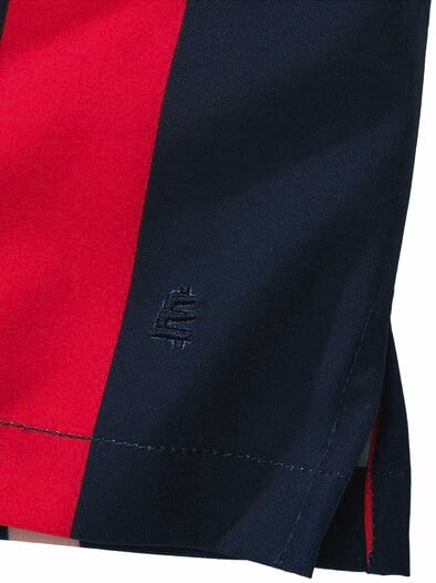 Resort-Badeshorts Streifen marina-sunset