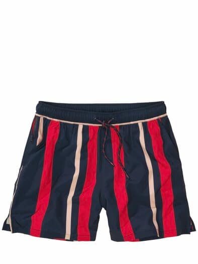 Resort-Badeshorts Streifen marina-sunset