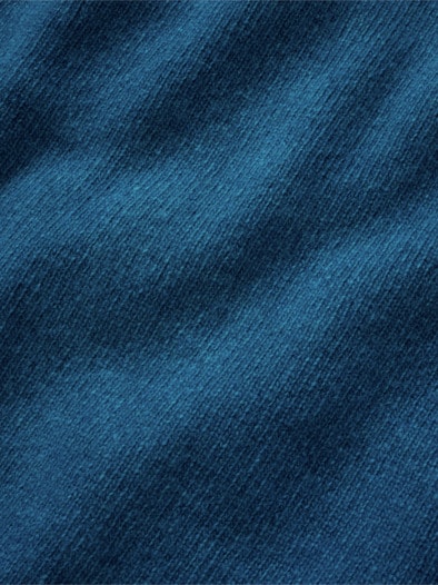 Unikat-Pullover winterblau
