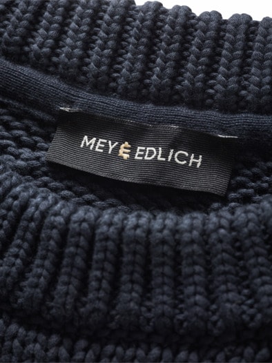 Fundierter Pullover navy