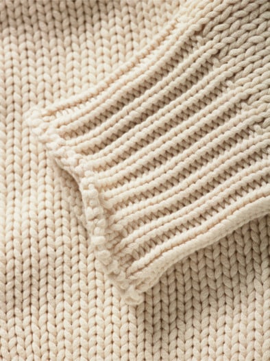 Fundierter Pullover offwhite