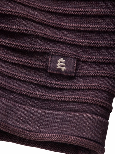 Andersrum-Pullover bordeaux
