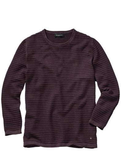 Andersrum-Pullover bordeaux
