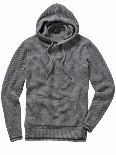 Freunde-Hoodie stahl