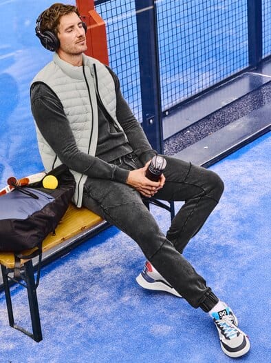 Couch-Jogger-Sweatshirt kohle