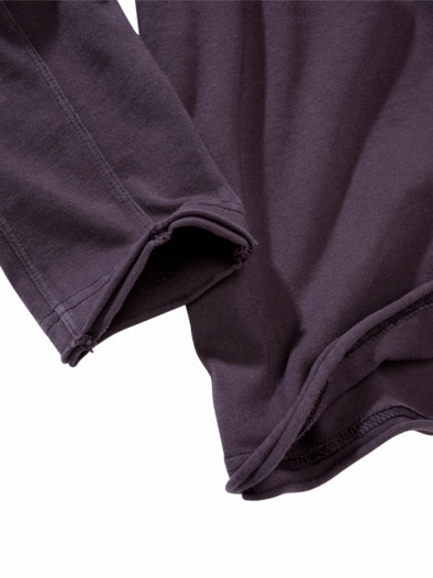 Getopptes Longsleeve pflaume