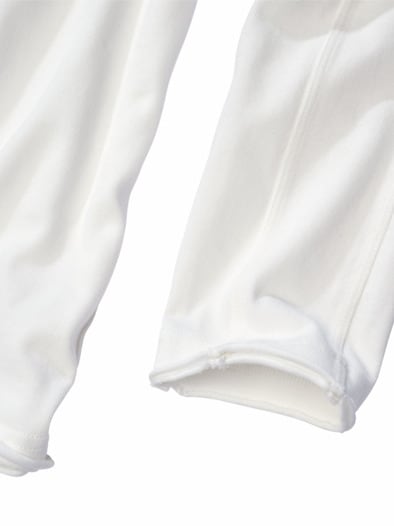 Getopptes Longsleeve weiß
