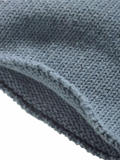 Upcycled Sweater platinblau