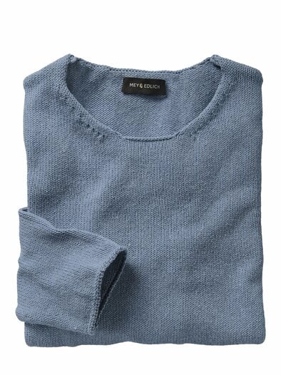 Upcycled Sweater platinblau