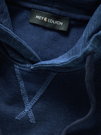 Jeansfreund-Hoodie indigo