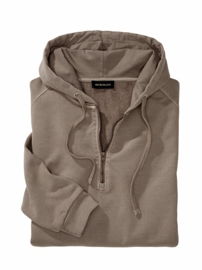 Zip-Zip-Hurra-Hoodie milchkaffee