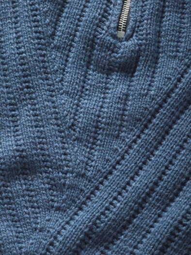 Longneck-Troyer denim-blau