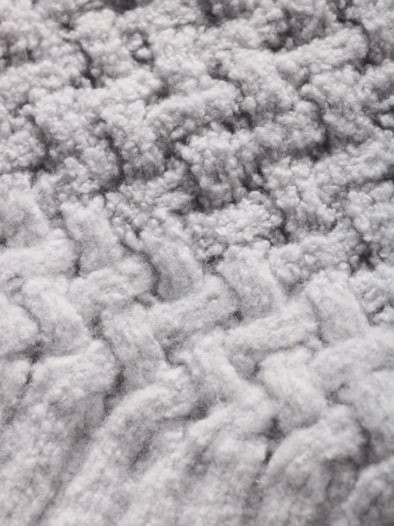 3-D-Pullover granit