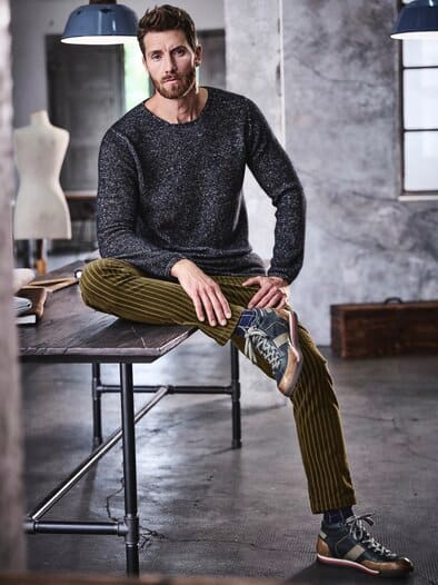 Kompatibler Pullover nachtblau
