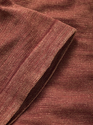 Ultraleichtes Strickshirt kupfer