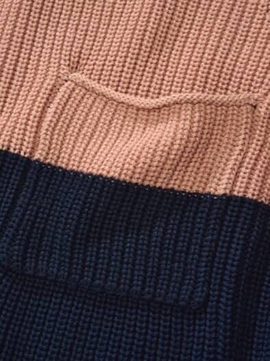 Pullover Contrasto marine