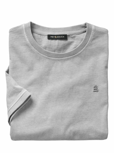 Sichere-Bank-T-Shirt nebelgrau