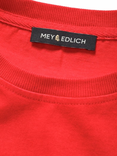 Sichere-Bank-T-Shirt feuerrot