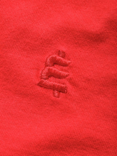Sichere-Bank-T-Shirt feuerrot