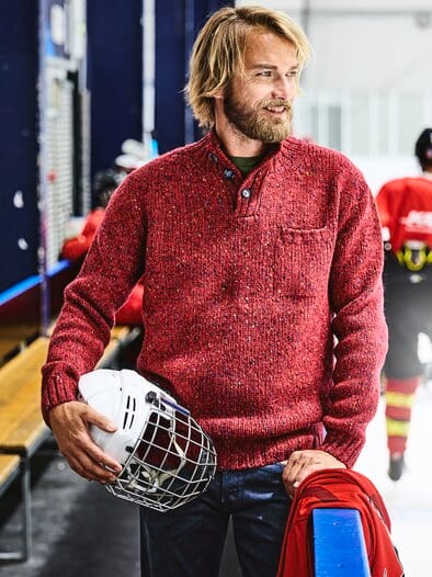 Kilcarra Tweed Troyer fürsten-purpur