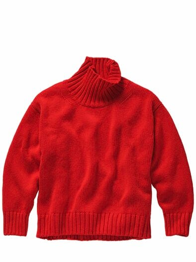 Ohne-Worte-Kaschmirpullover mohn