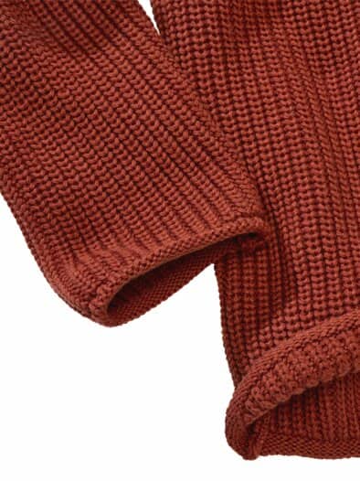 Pullover Contrasto ziegel