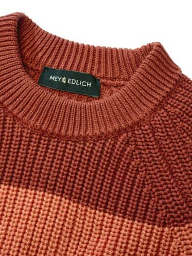 Pullover Contrasto ziegel