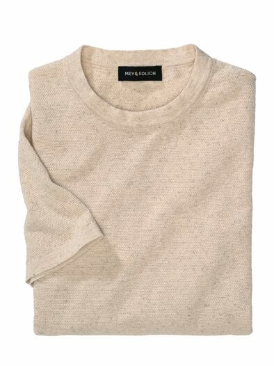 Two-Tone-T-Shirt vanille