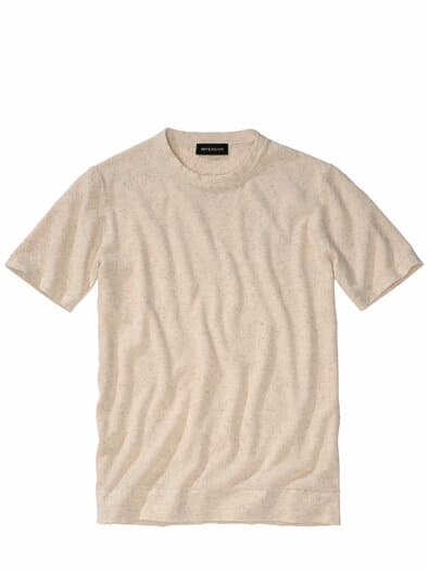 Two-Tone-T-Shirt vanille