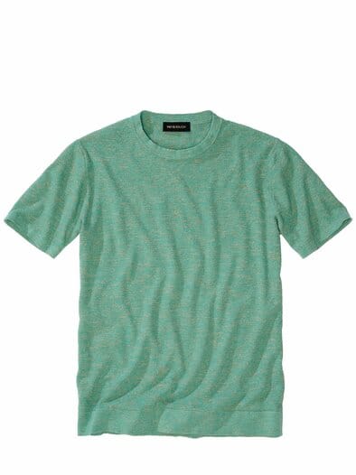 Two-Tone-T-Shirt pistazieneis